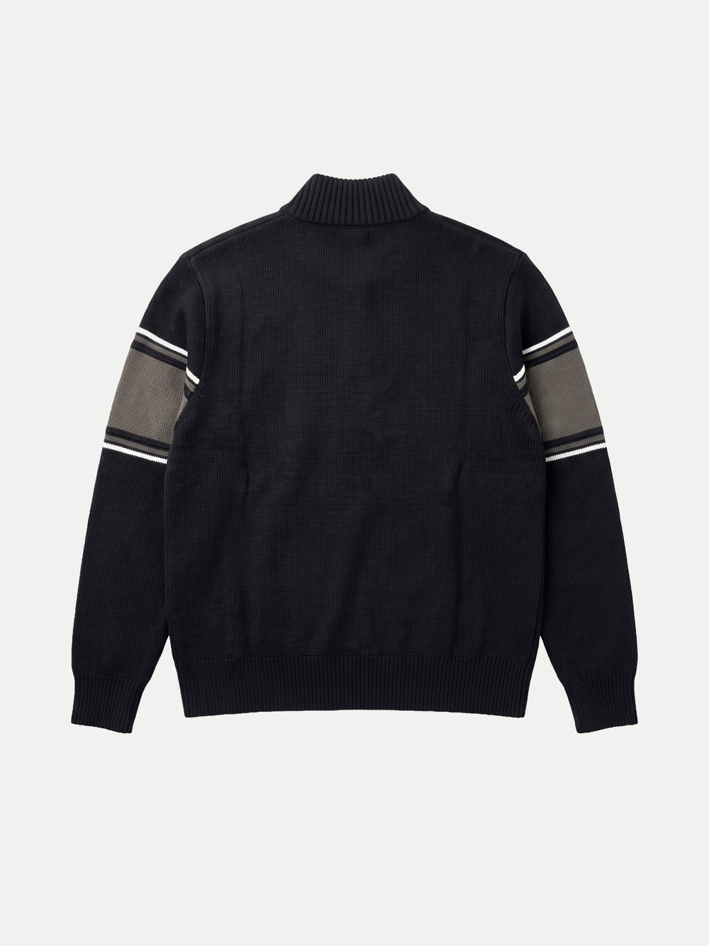 Knitted Half-zip Black