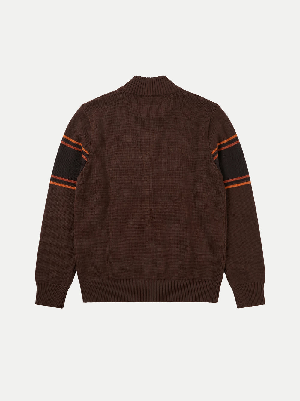 Knitted Half-zip Brown